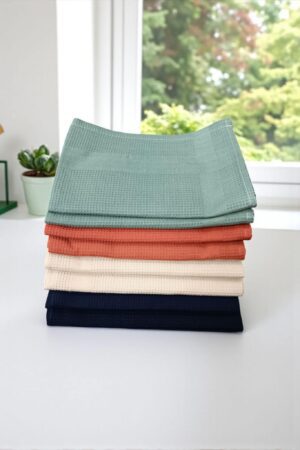 فوطه مطبخ طقم 8 قطع بتصميم Honeycomp